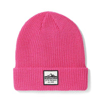Patch Beanie - Power Pink