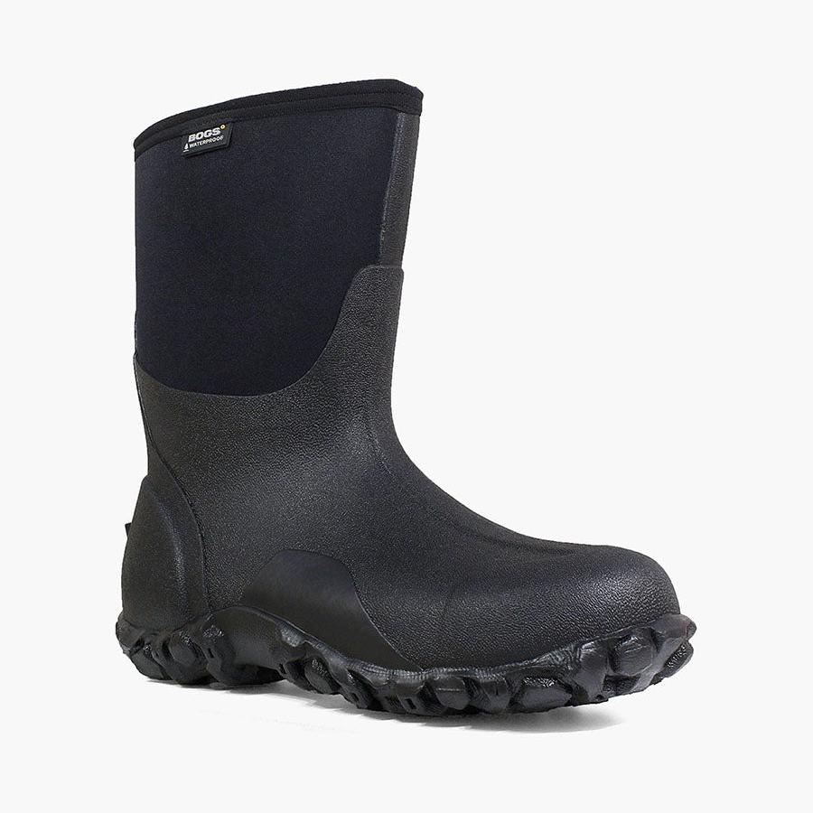 Classic Mid Bogs - Black - Men's