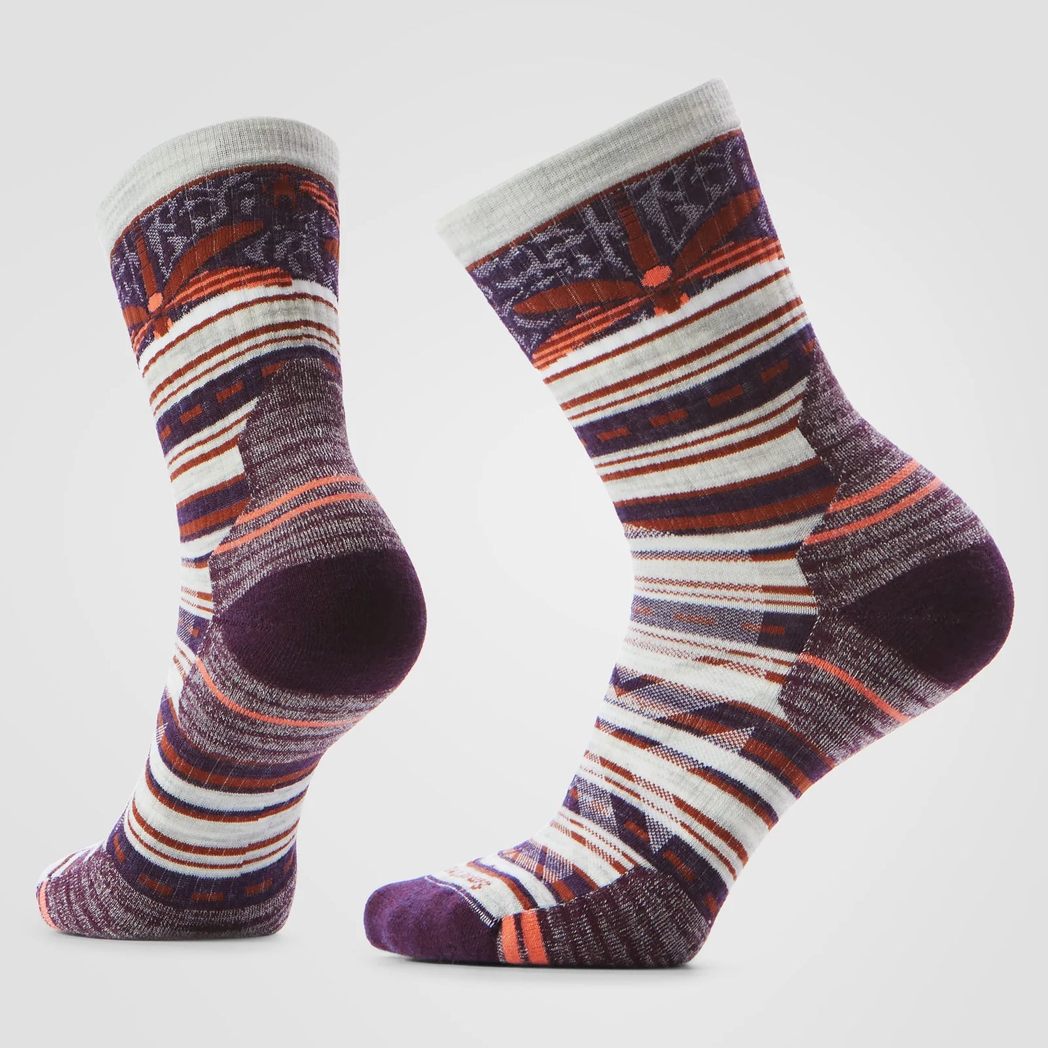 Hike Dragon Stitch Mid Crew - Ash - Women's