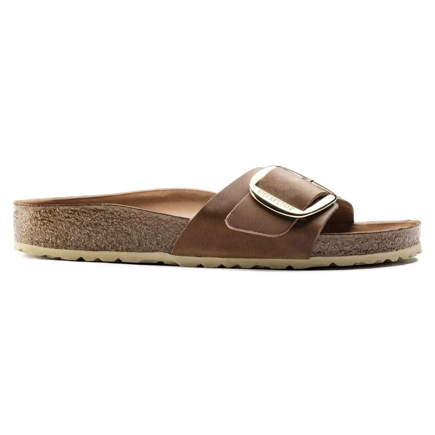 Madrid Big Buckle - Cognac - Women's