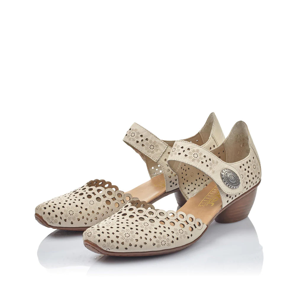 Mirjam Heel - Cream - Women's