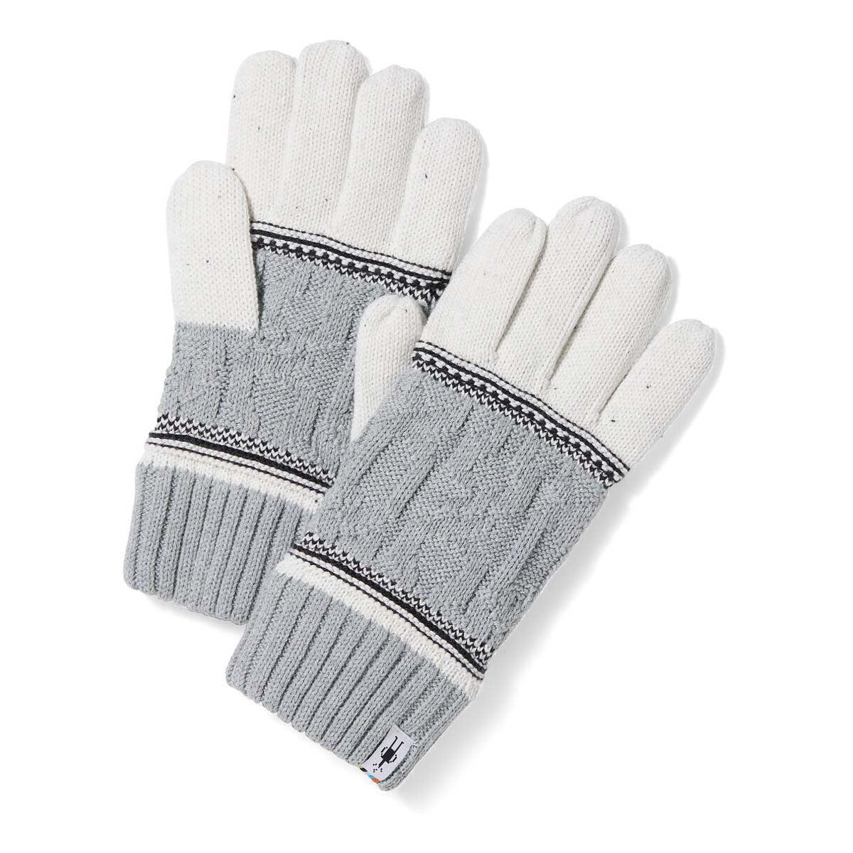 Popcorn Cable Gloves - Natural