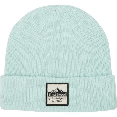 Patch Beanie - Bleached Aqua