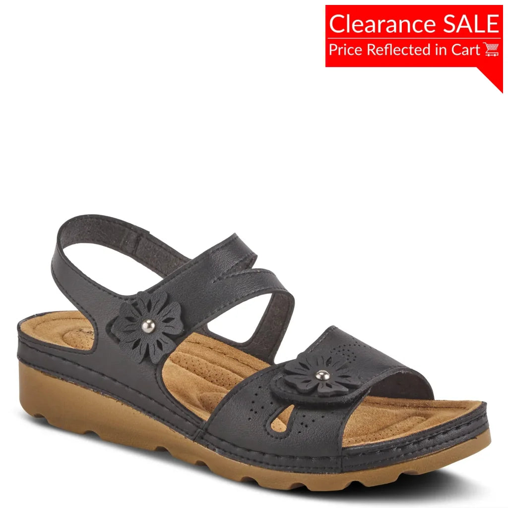 Poncia Sandal - Black Women’s