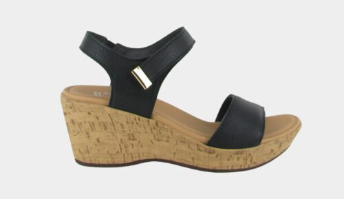 Summer Wedge - Black - Women's