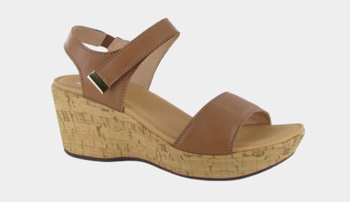 Summer Wedge - Caramel - Women's