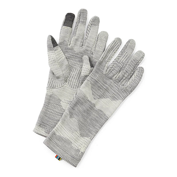 Thermal Merino Glove - Light Gray Mountain Scape