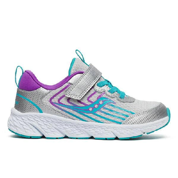 Wind 3.0 A/C Sneaker - Silver/Turq - Kids