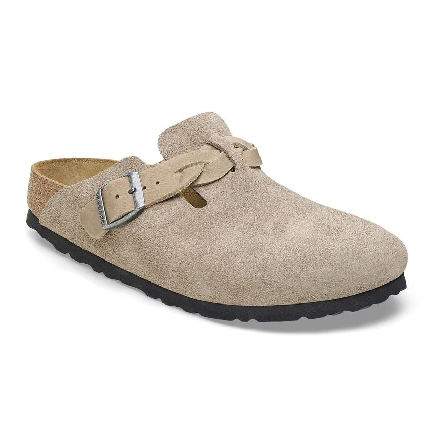 Boston Braided - Taupe - Narrow Footbed
