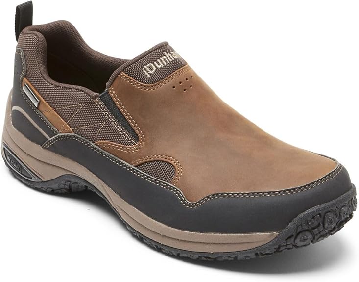 Cloud Plus Slip On Shoe - Brown Leather - Men's