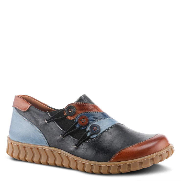 Neeta - Navy Multi - Women's