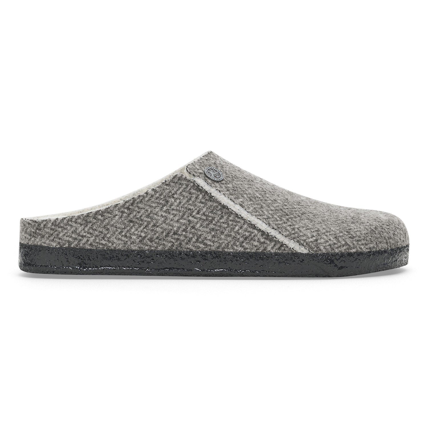 Zermatt Shearling Wool Felt - Herringbone Gray - Narrow Fit