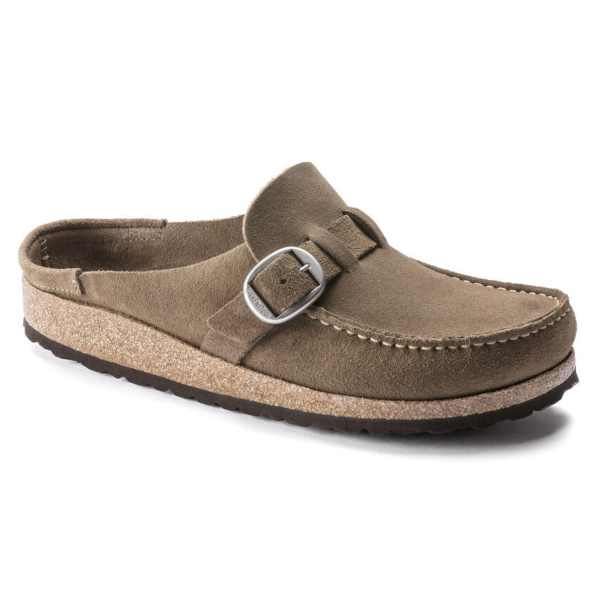 Buckley - Suede Gray Taupe Narrow Width - Women's