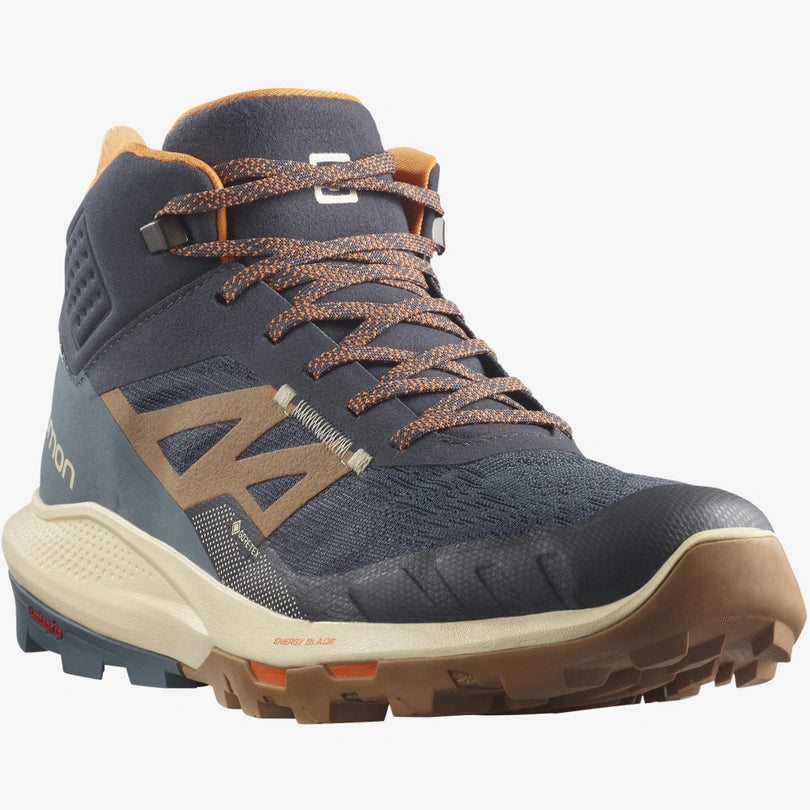 Outpulse Mid Gore-Tex - Ebony/Bleached Sand/Vibrant Orange - Men's