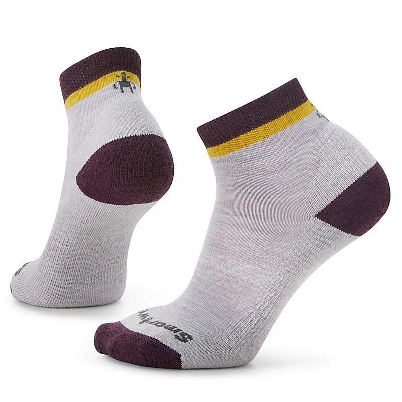 Everyday Top Stripe Ankle Sock - Purple Eclipse - Women's