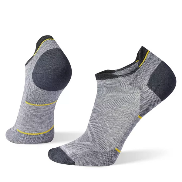 Run Zero Cushion Low Ankle Socks - Light Gray