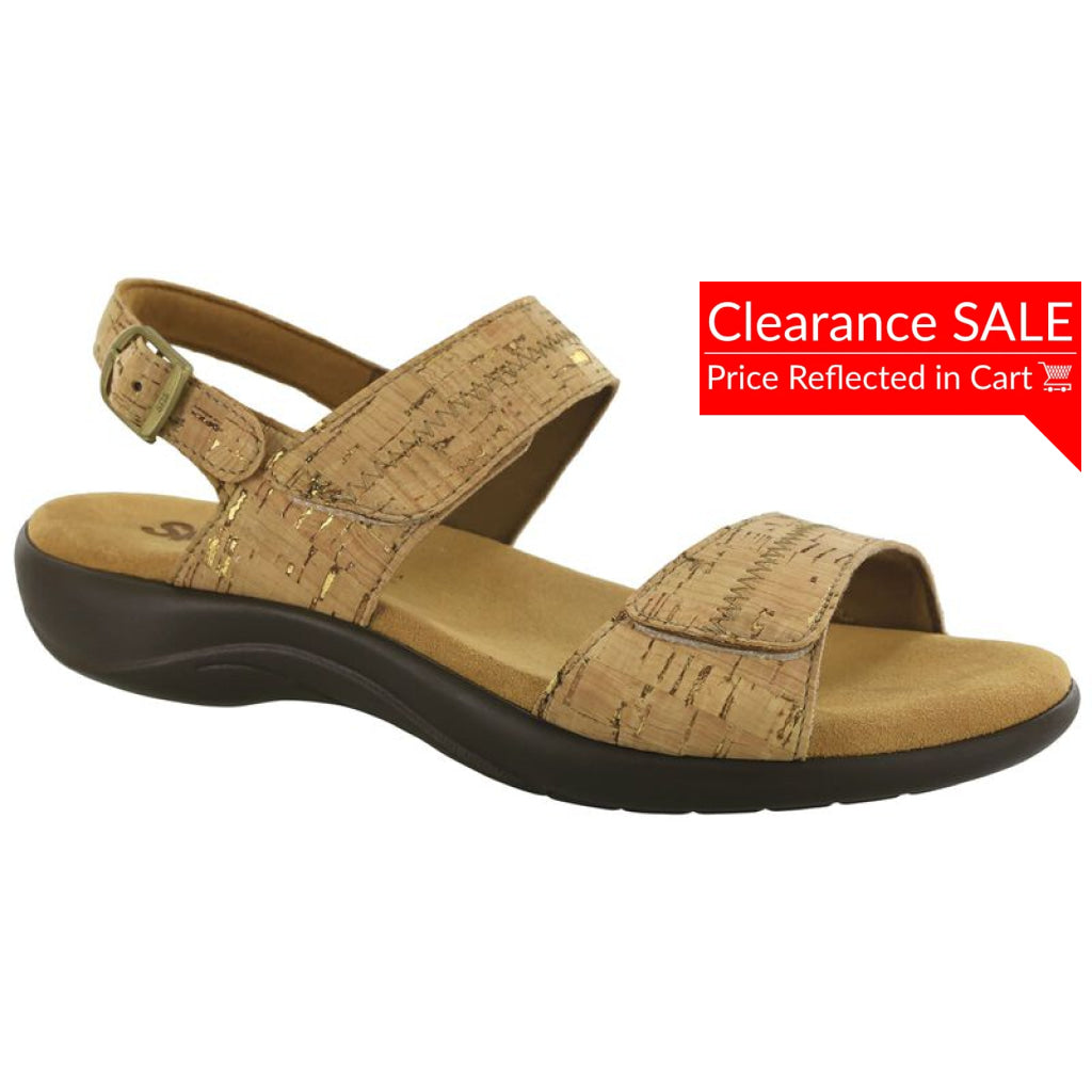 Nudu Heel Strap Sandal - Golden Cork Women’s