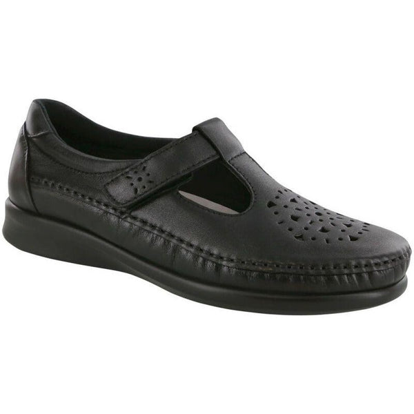 Willow Slip On Loafer - Black Smooth Womens